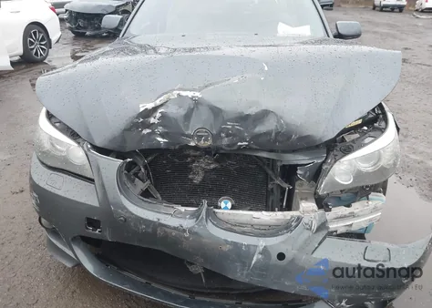 2010 BMW 528I из США, поврежденный, VIN WBANU5C54AC124252